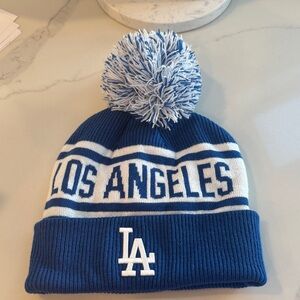 Fanatics Blue and White Los Angeles Beanie